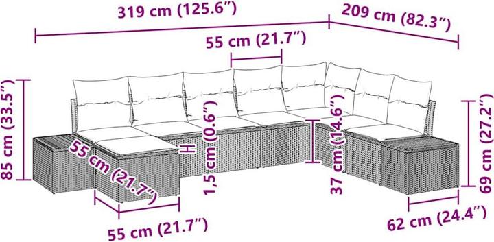 Produktbild vidaXL Dominik