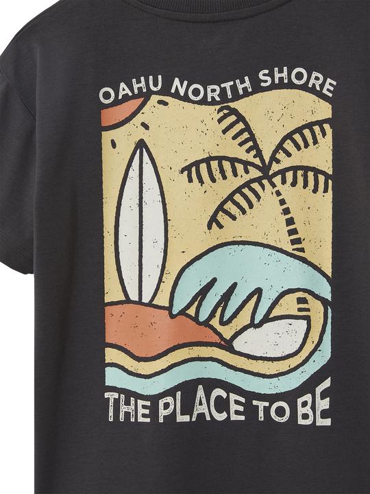 Immagine prodotto Vertbaudet Jungen T-Shirt mit Motiv vorn und hinten, mit Recycling-Baumwolle (110)