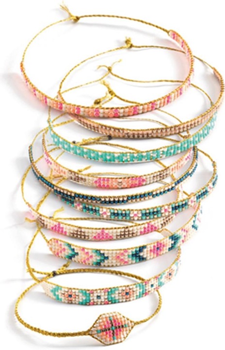 Actual product image Djeco Bead Weaving Bracelets