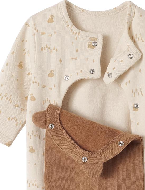Actual product image Vertbaudet Baby romper with large nappy opening (86)