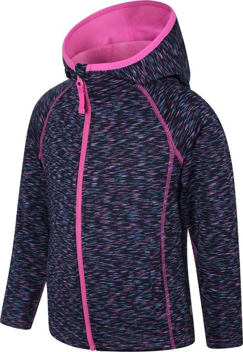 Immagine prodotto Mountain Warehouse Kayleigh II Felpa con Cappuccio e Zip Intera Strisce Bambini (104)