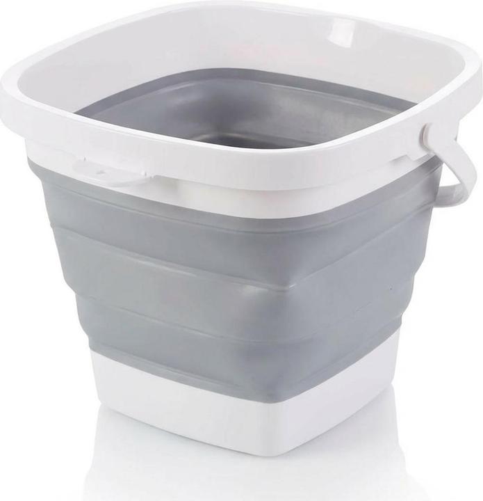 König Design Eimer faltbar Falteimer Putzeimer Wassereimer Camping Campingeimer Angeleimer (10 l)