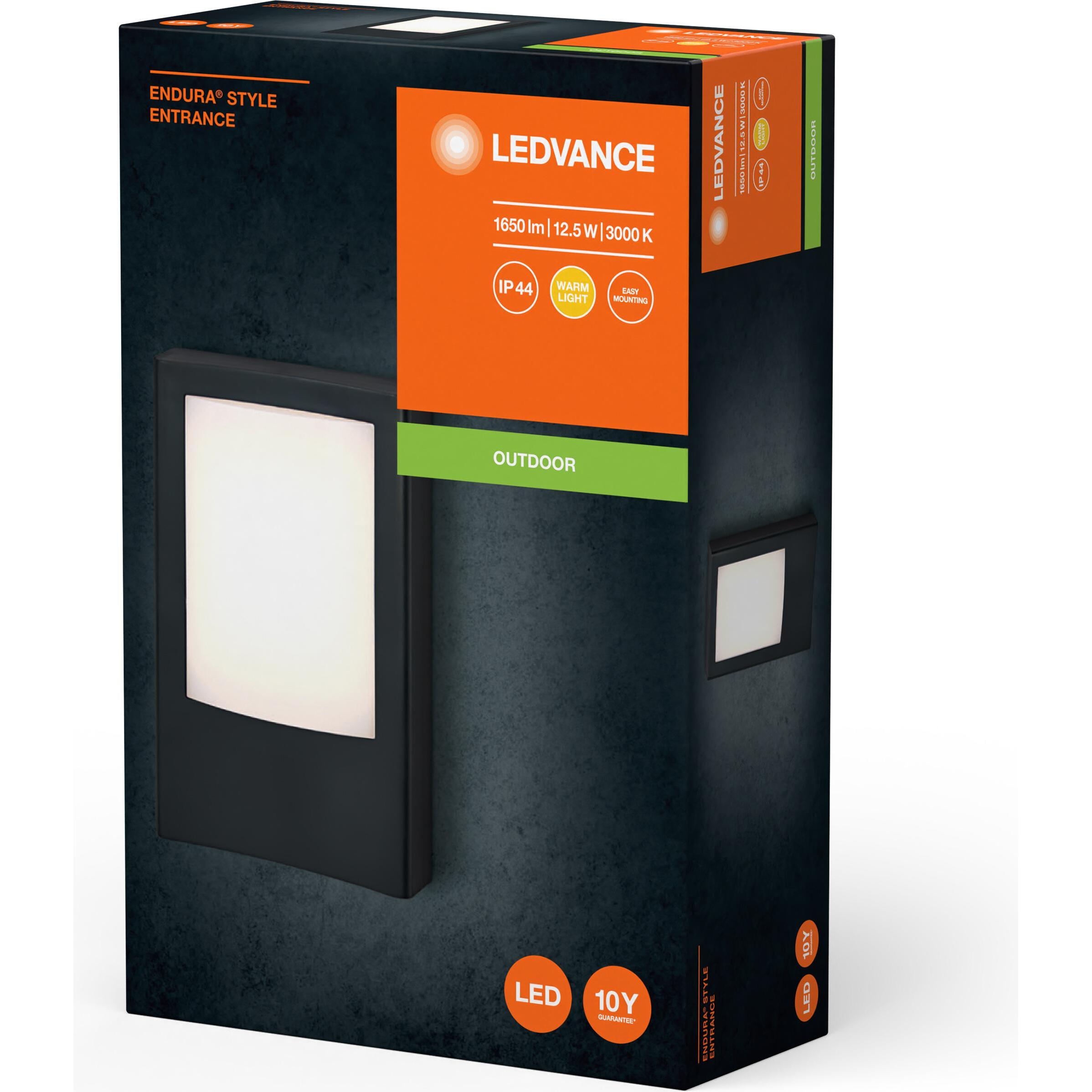 Thumbnail - Ledvance, Wandleuchte + Deckenleuchte, Endura Style Entrance Dark Gray (900 lm)