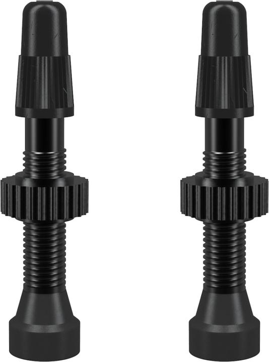TCS Standard Presta Valve 34mm - Metal Tubeless Valves, Pack Of 2, For Bike & MTB Wheels