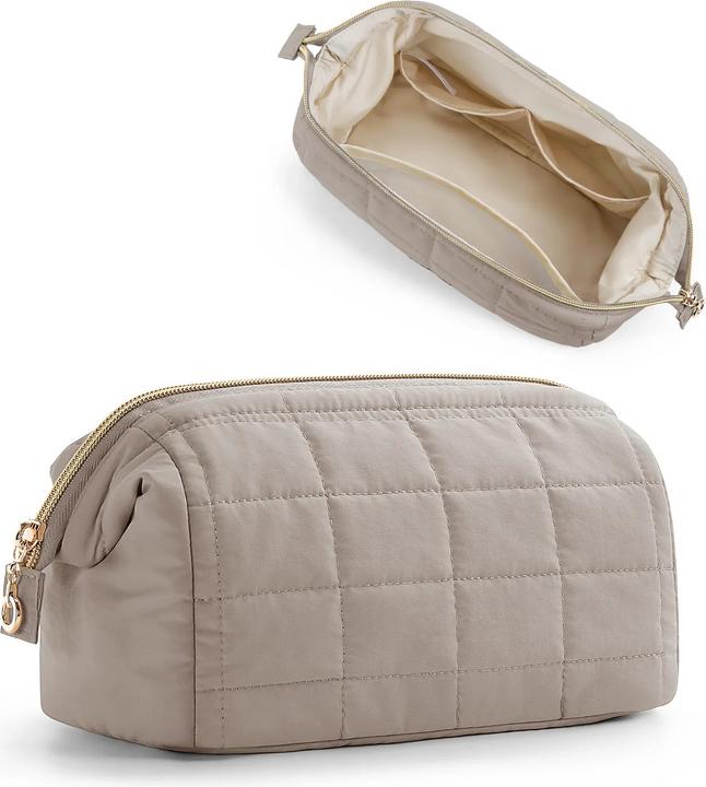 Only-Bags.Store Kosmetiktasche Make-up Organizer Breite Öffnung Tasche Reise Wesentliche Toilettenartikel Zubehör