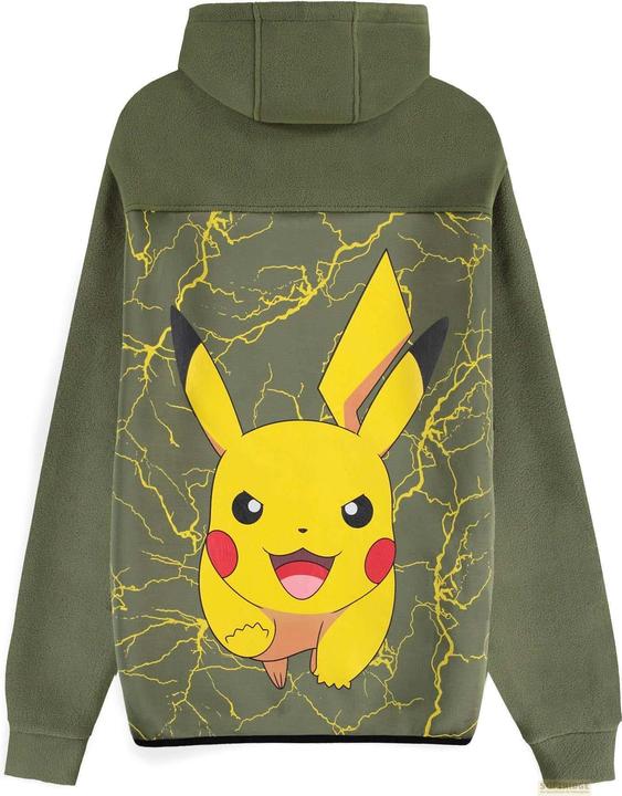 Image du produit Difuzed Pokémon - Pikachu Hommes Sherpa Zipper Hoodie - L (L)