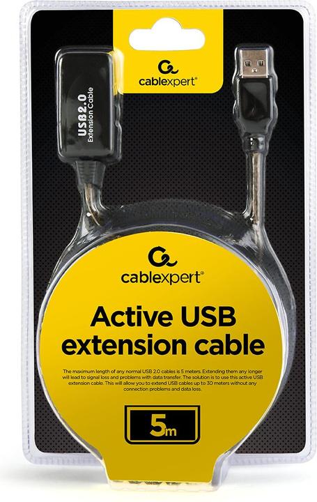 Image du produit Gembird Câble d'extension USB Cablexpert (5 m, USB 2.0)