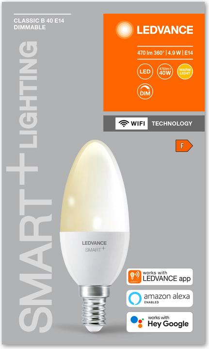Produktbild Ledvance Smart+ Wifi Candle (E14, 470 lm, 1 x)