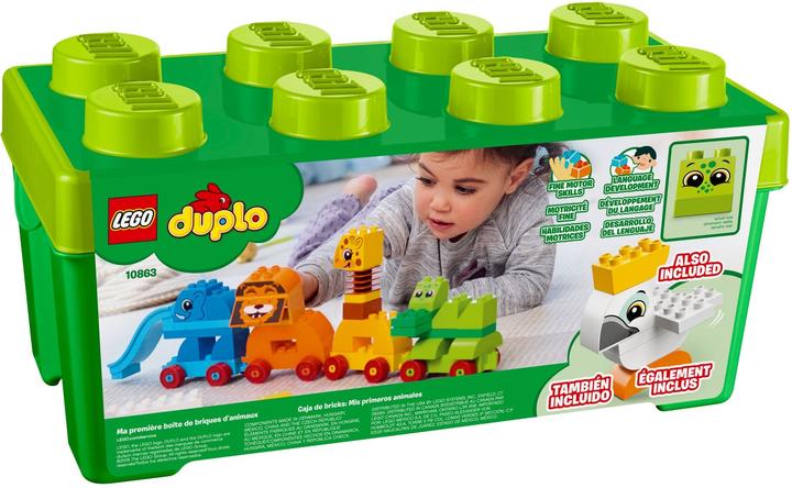 Immagine prodotto LEGO DUPLO La mia prima scatola di pietra con animali da disegno (10863)