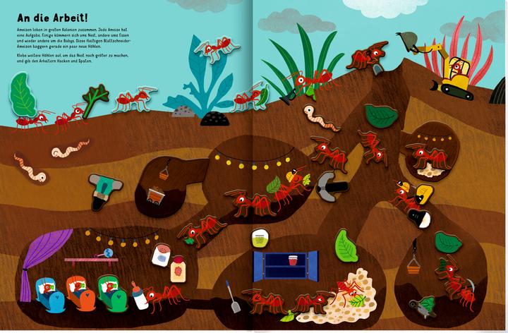 Immagine prodotto Wimmel-Stickerwelt - Animali che strisciano