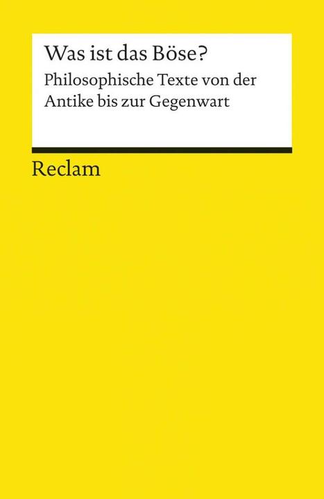 Produktbild Was ist das Böse? (Deutsch, Christian Schäfer, 2014)