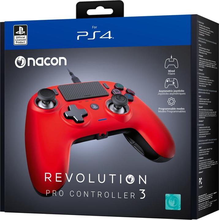 Immagine prodotto Nacon Gaming Revolution Pro Controller 3 USB 3.2 Gen 1 (3.1 Gen 1) Gamepad PC, PlayStation 4 (PS4, PC)