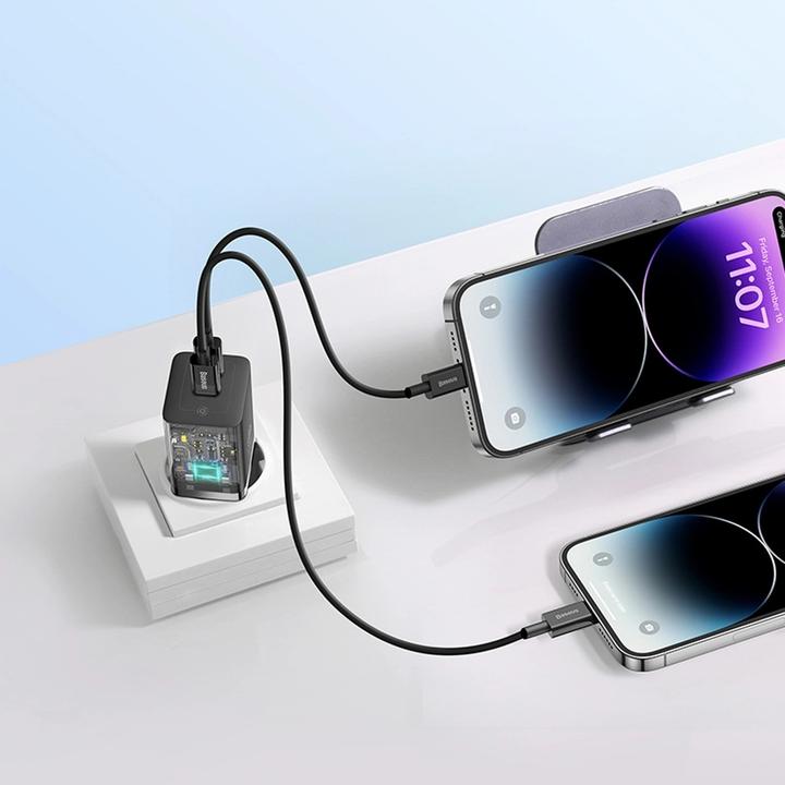 Produktbild Baseus GaN5 Pro 40W Schnellladegerät 2x USB-C (40 W, 2 Ports)