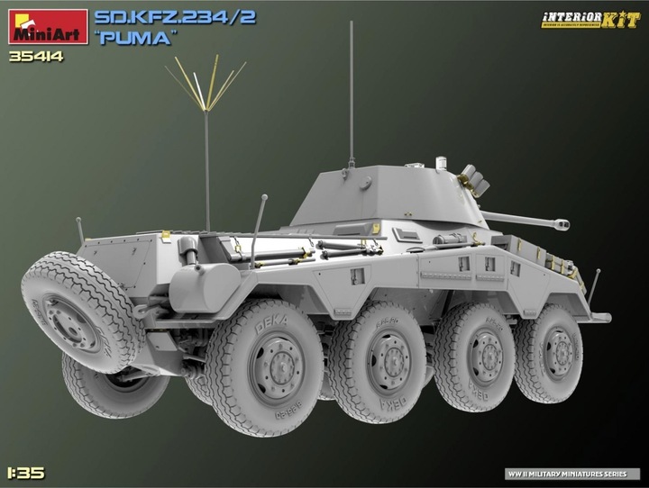 Produktbild 1:35 Sd.Kfz.234/2 Puma Interior Kit
