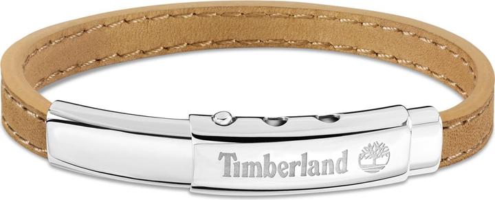 Produktbild Timberland Amity Armband (19 cm, Edelstahl, Leder)