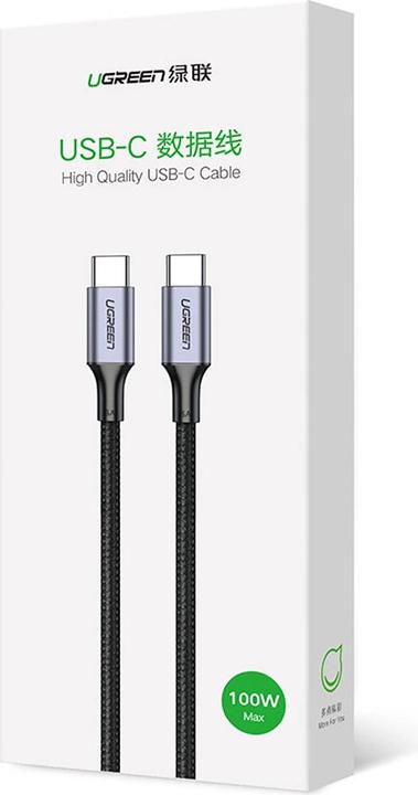 Actual product image Ugreen USB C – USB C (1.50 m, USB 2.0, 100 W)