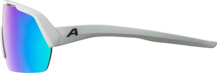 Actual product image Alpina Sports Turbo Hr (Smoke-grey matt, Mirror Green)