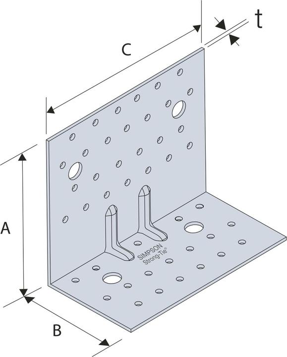 Actual product image Simpson Sst Connector (Angle connector, 1 pcs.)