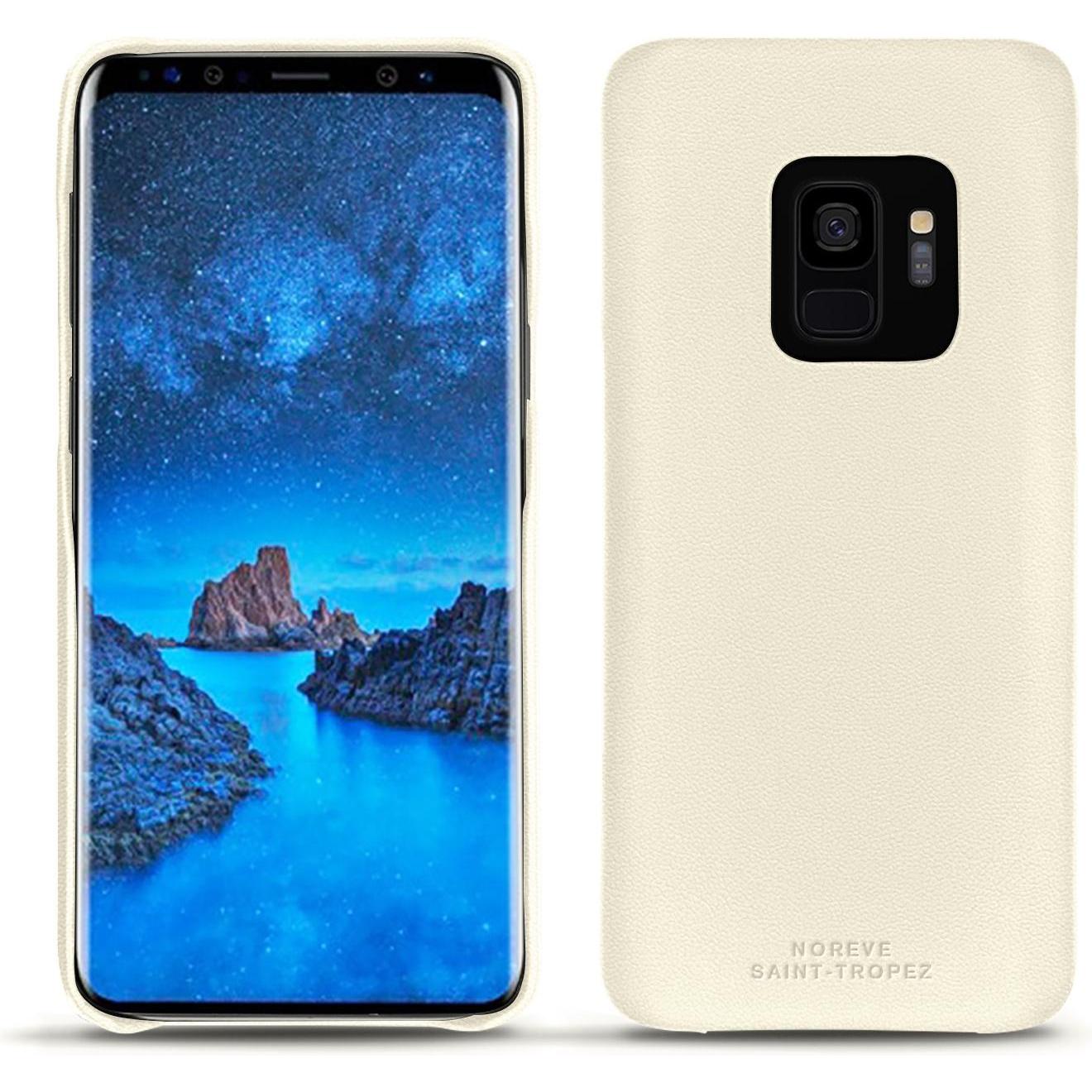 Thumbnail - Noreve Lederschutzhülle (Samsung Galaxy S9), Smartphone Hülle, Weiss