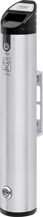 Actual product image ReinigungsBerater Round aluminium wall ashtray including cleaning brush, fireproof