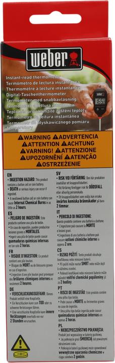 Image du produit Weber Thermomètre de poche numérique