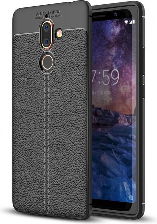 Produktbild Screenguard Nokia 7 Plus Hülle Leather Design TPU Cover (Nokia 7 Plus)