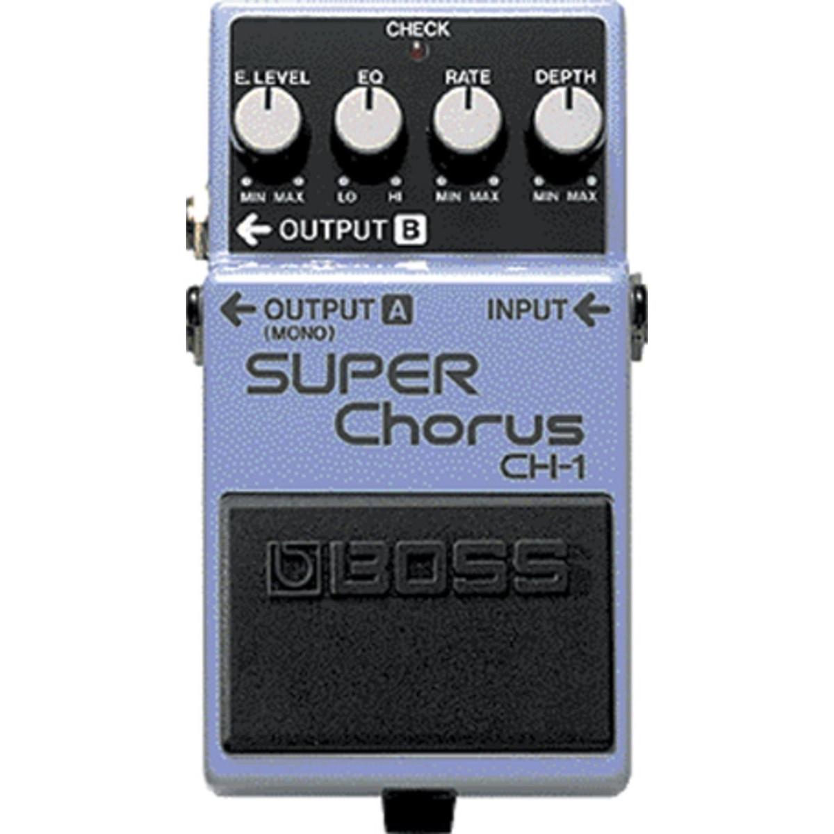BOSS (Electronics) Chitarra Effetto Chorus CH-1 (Chitarra), Pedale effetto, Blu