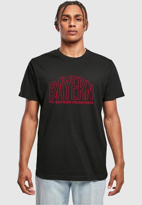 Image du produit FC Bayern München Logo Outlines Red T-Shirt Round Neck - 115113 (L)