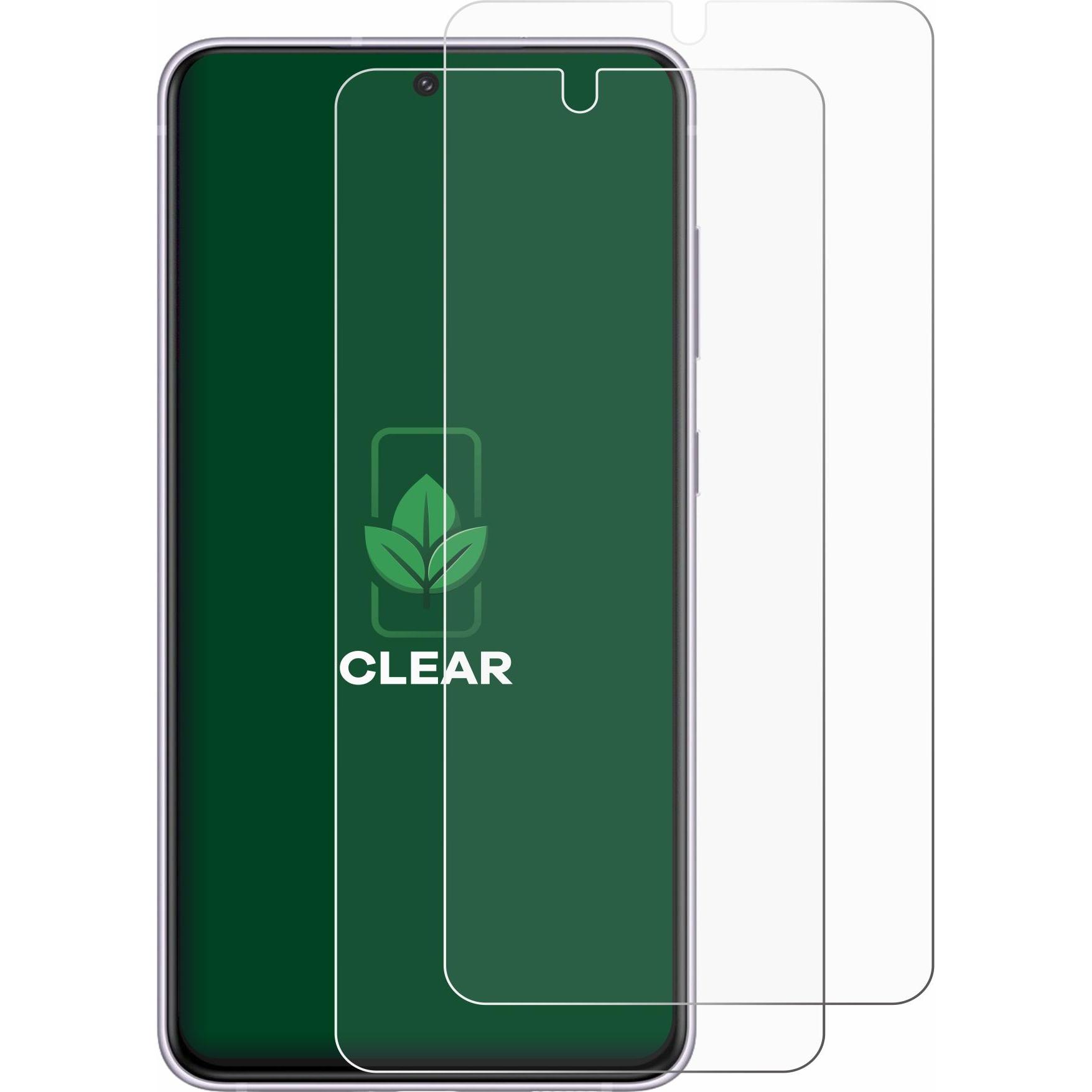 Thumbnail - ScreenLeaf Schutzfolie nachhaltiger Displayschutz Displayschutzfolie Folie Klar Transparent (2 Stück, Samsung Galaxy S21...