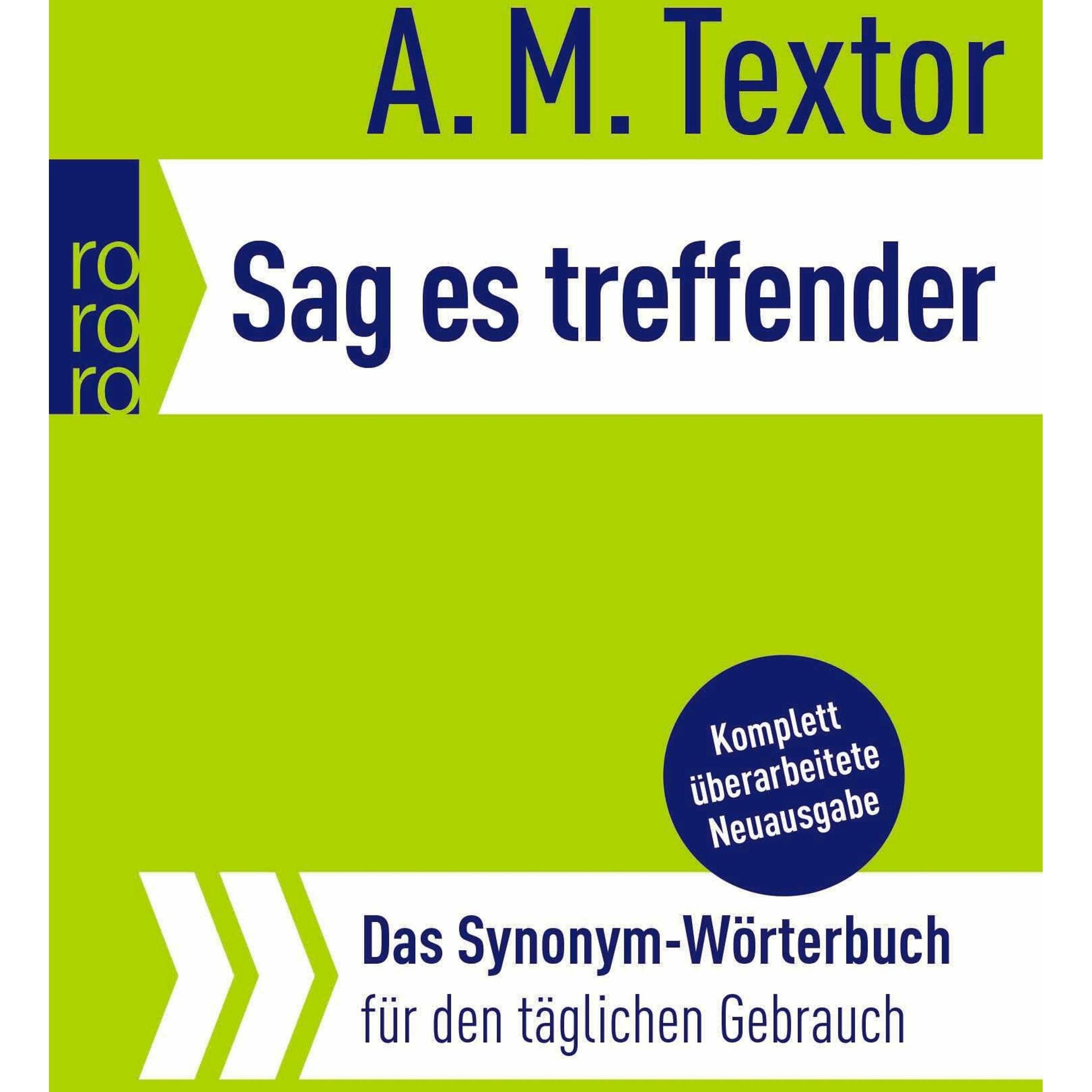 Thumbnail - Sag es treffender, Schulbücher von A. M. Textor