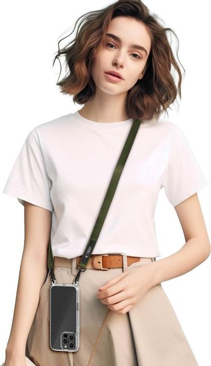 Productafbeelding Tech-Protect C65 Rope Crossbody Leash - Olive