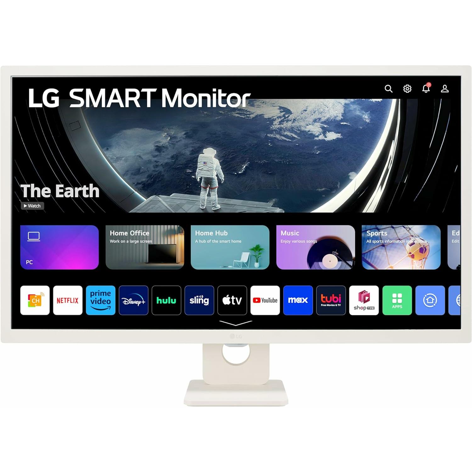LG Smart 32SR50F-W.AEU (1920 x 1080 Pixel, 31.50"), Monitor, Weiss
