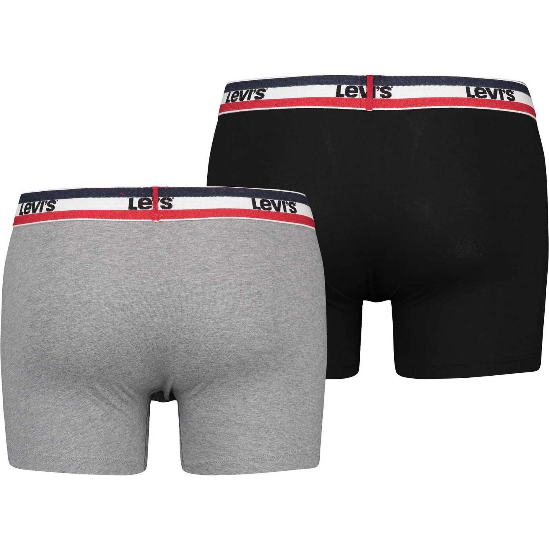 Thumbnail - Levis, Herren, Unterhosen, Boxershort Casual Stretch, Mehrfarbig, (L, 4er Pack)