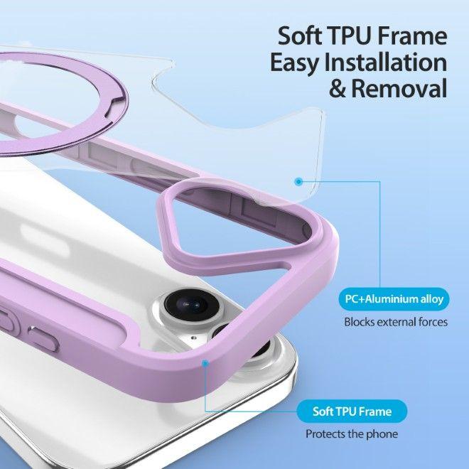 Produktbild Dux Ducis Skin X Pro 360° Ring Stand Series Lederhülle (Apple iPhone 17)