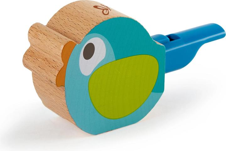 Hape Sifflet d'appel d'oiseau turquoise VE10