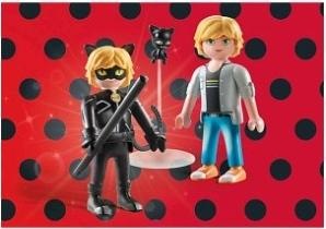 Produktbild Playmobil Adrien & Cat Noir (71337, Playmobil Miraculous)