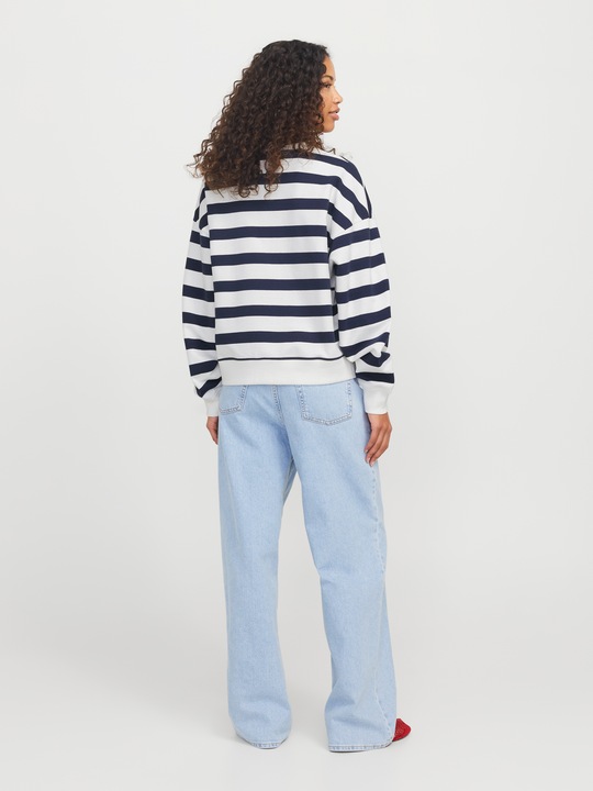 Produktbild JJXX Jxalfa Stripe Rlx Ls Crew Swt Ln (M)
