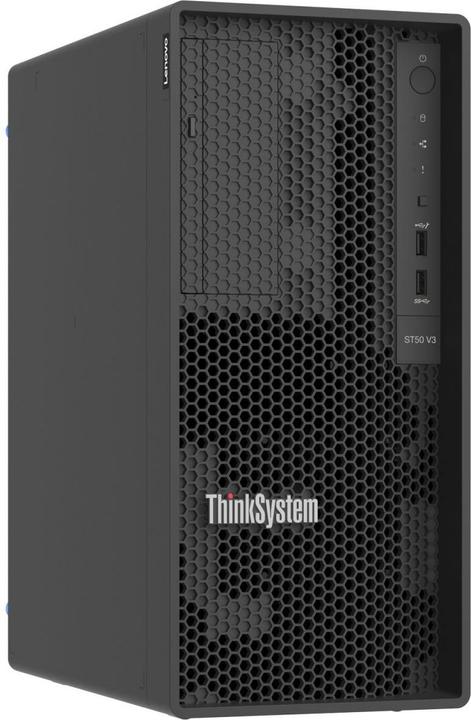 Produktbild Lenovo ST50 V3 Xeon E-2414 4C Cache/55W SW RAID Micron 5400 Pro SSD 94 (16 GB, Tower Server)