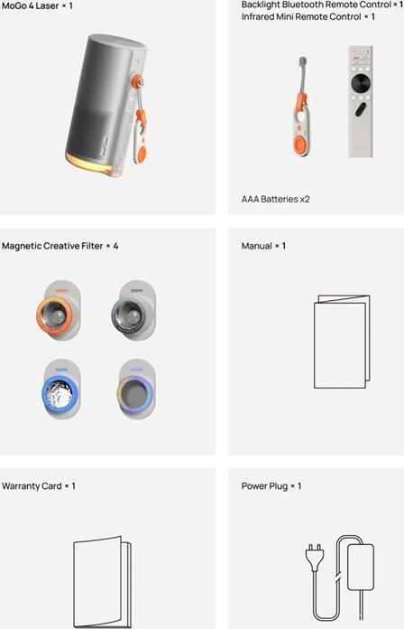 Produktbild XGIMI MoGo 4 Laser (Full HD, 450 lm, 1.2:1)