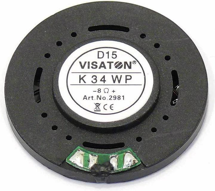 Actual product image Visaton K 34 WP 1.3″ small loudspeaker