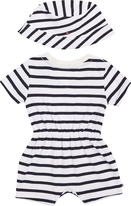 Actual product image Tommy Hilfiger Baby Striped Shortall Giftbox (92)