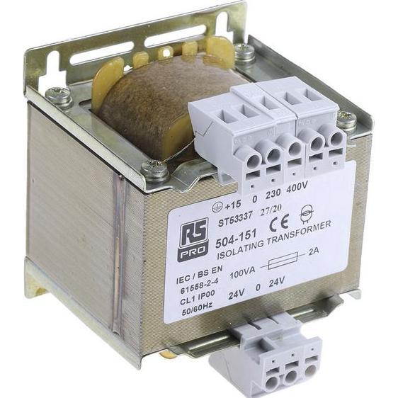 RS PRO Steuertransformator isoliert 100VA 24V (504151)