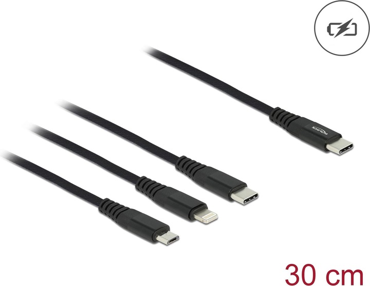 Produktbild Delock 3in1 (0.30 m, USB 2.0)