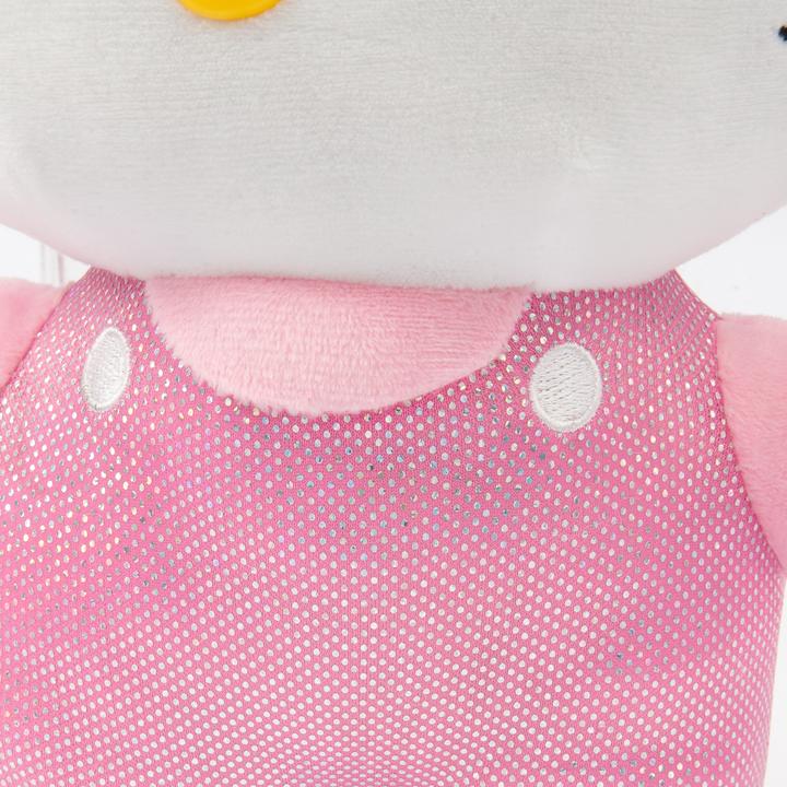 Produktbild Giochi Preziosi Hello Kitty 30 cm grosses Plüschtier mit modischem Outfit, rosa Satinkleid und (30 cm)