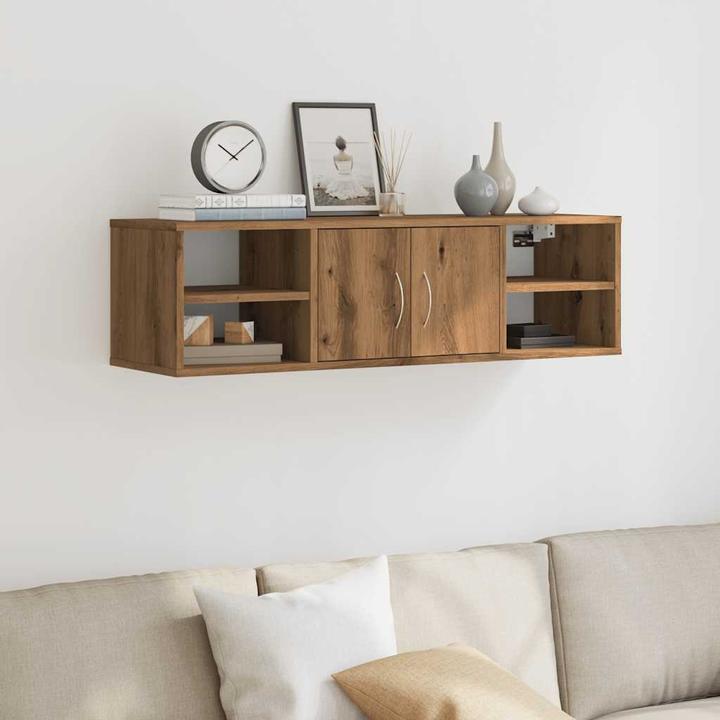 Produktbild VidaXL Wandschrank Artisan-Eiche 102x30x29 cm Holzwerkstoff (102 x 30 x 29 cm)