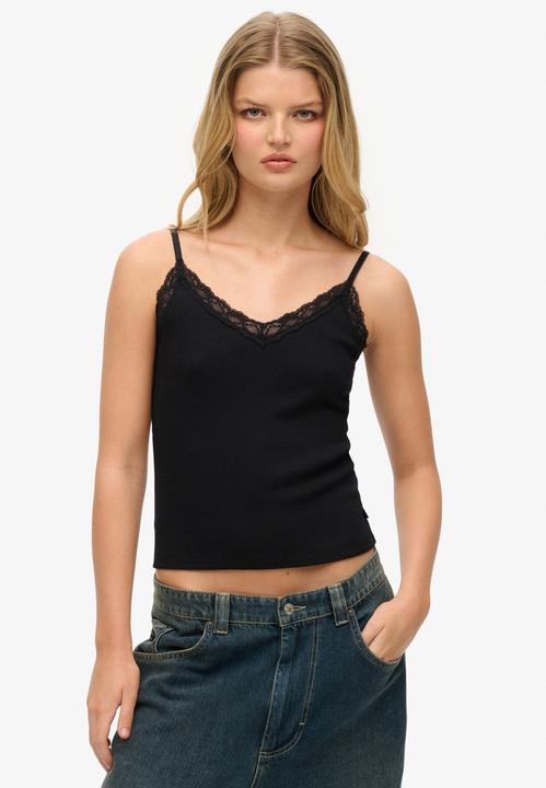 Actual product image Superdry Essential Lace Trim Cami (10XL)