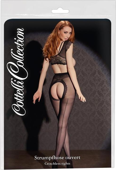 Produktbild Cottelli Collection Strumpfhose Ouvert, Mit Ziernaht