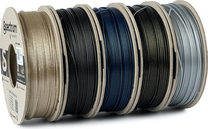 Actual product image Filament PLA Glitter 5 Pack 1.75mm (1.75 mm, 1250 g)