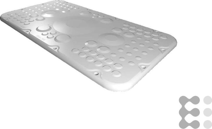 Image du produit Rittal Plaque à bride en plastique AX avec membranes Gr. 6 401x221mm