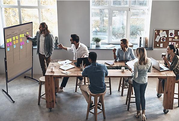 Actual product image Legamaster Moderation wall Premium Plus 120 cm x 150 cm, gray (120 x 150 cm)